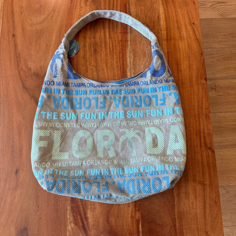 Robin Ruth Women's Florida Canvas Hobo‎ Shoulder Bag